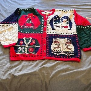 Vintage - 'Ugly Christmas Sweater' - Large - Christmas Sweater Themed